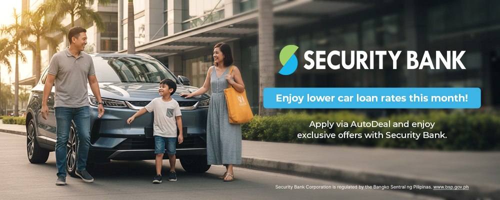 Upgrade your drive with Security Bank Auto Loan