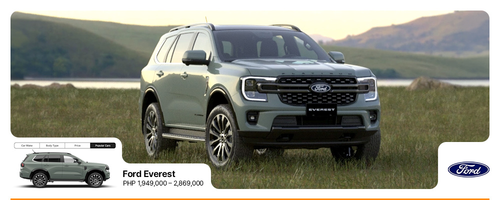 Drive a Ford Everest today