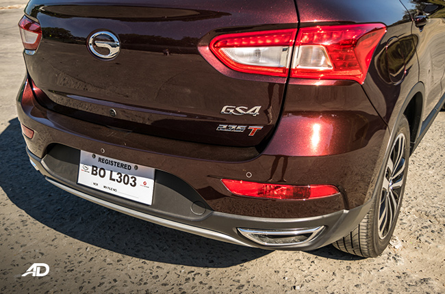 2018 GAC GS4 rear fascia