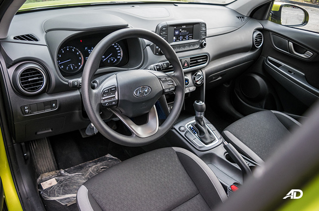 2018 Hyundai Kona cabin