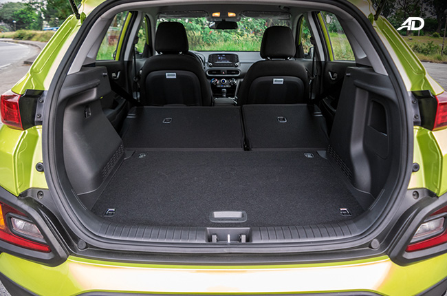 2018 Hyundai Kona cargo folded