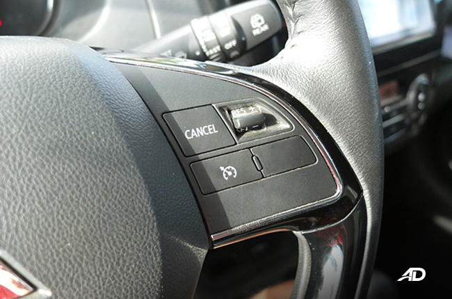 2018 MItsubishi Mirage Review Steering Wheel Mounted Controls.