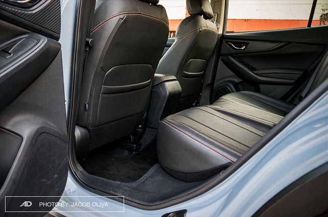 2018 Subaru XV rear backseat