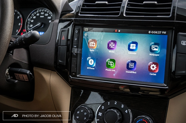 2019 BAIC M50S Infotainment System.