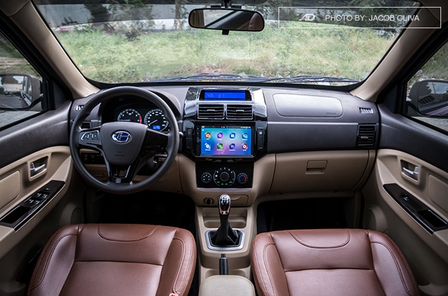 2019 BAIC M50S Steering Wheel and Dashboard.