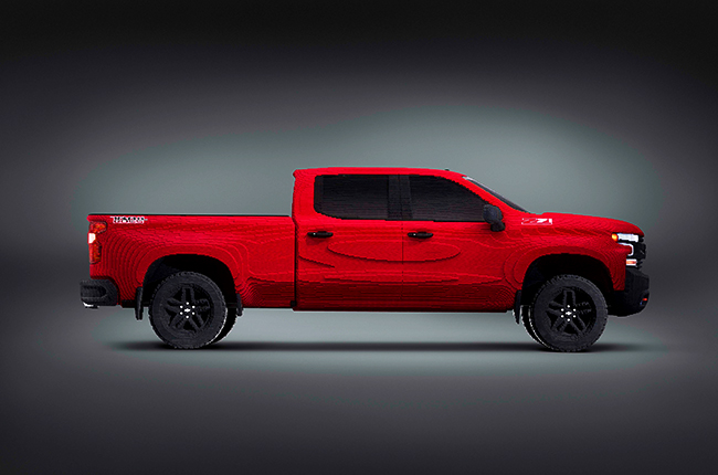 2019 Chevrolet Silverado Lego side