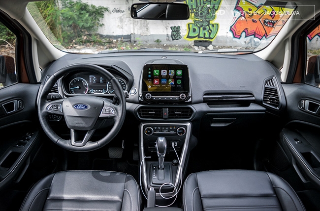 2019 Ford EcoSport Steering Wheel and Dashboard.