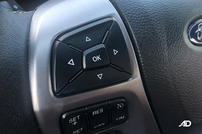 2019 Ford Ranger 2.2 XLT interior Steering Wheel Controls