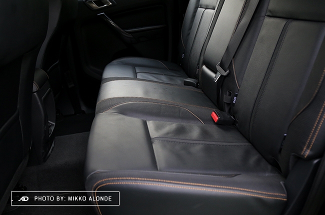 2019 Ford Ranger Wildtrak 2.0 Single-Turbo Interior Rear Seat Space