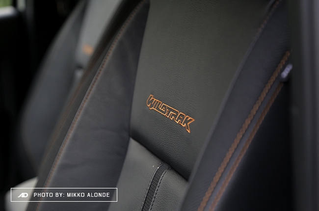 2019 Ford Ranger Wildtrak 2.0 Single-Turbo Interior Stitching