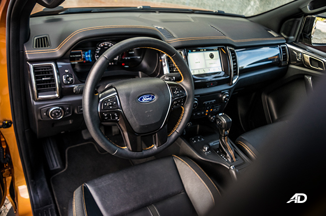 2019 Ford Ranger Wildtrak Biturbo interior