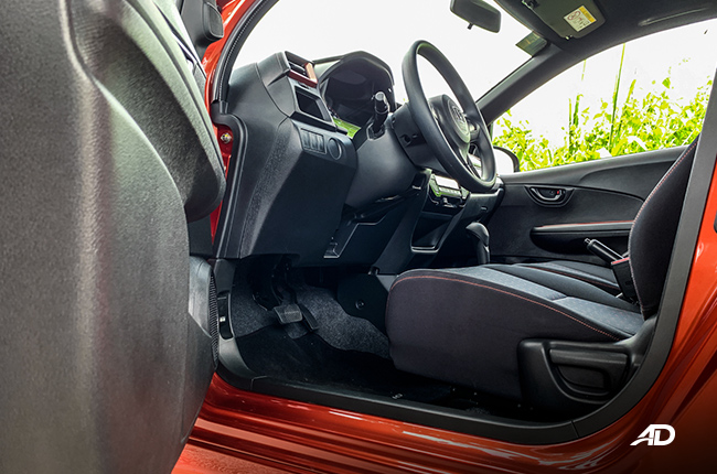2019 Honda Brio interior