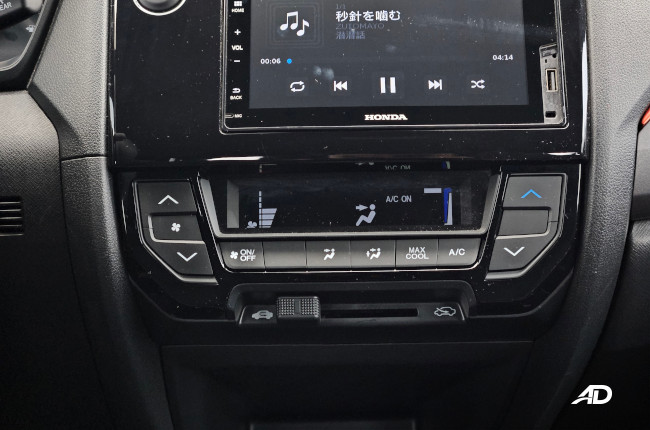 2019 Honda Brio RS AC Controls 