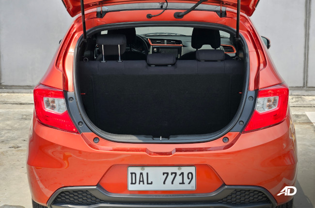 2019 Honda Brio RS Cargo Space 