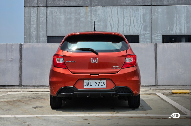 2019 Honda Brio RS Rear 