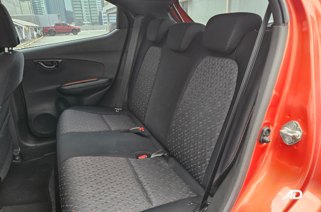 2019 Honda Brio RS Rear Seats 
