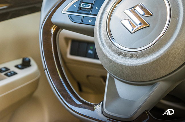 2019 Suzuki Ertiga Review Steering Wheel