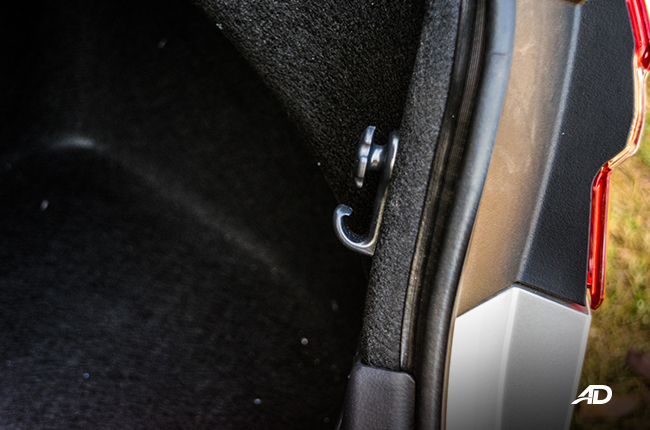 2019 Toyota Camry trunk hook
