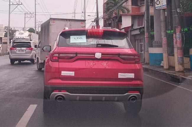 2020 Changan CS35 Plus rear spy photo