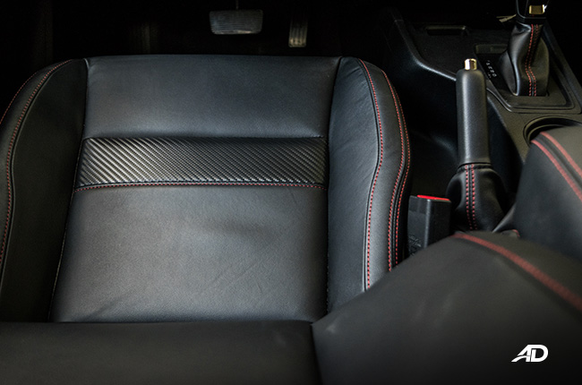 2020 Ford Ranger FX4 4x2 Midsize Pickup Truck Leather Upholstery, Red Stitching