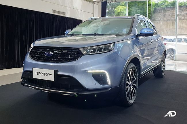 2020 Ford Territory exterior quarter front Philippines