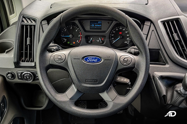 2020 Ford Transit Minibus Interior Steering Wheel