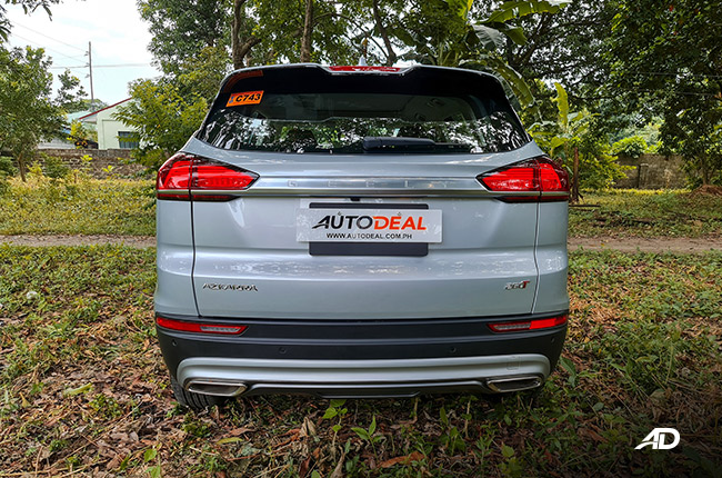 2020 Geely Azkarra exterior rear Philippines