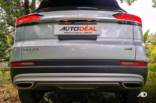 2020 Geely Azkarra exterior rear Philippines