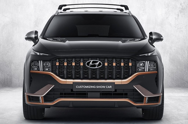 2020 Hyundai Santa Fe N-performance package exterior front