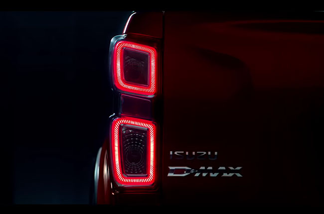 2020 isuzu dmax rear tail lights