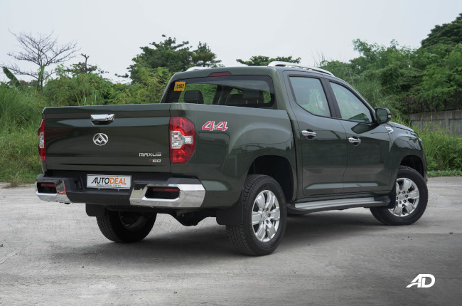 2020 Maxus T60 Exterior Rear Quarter 