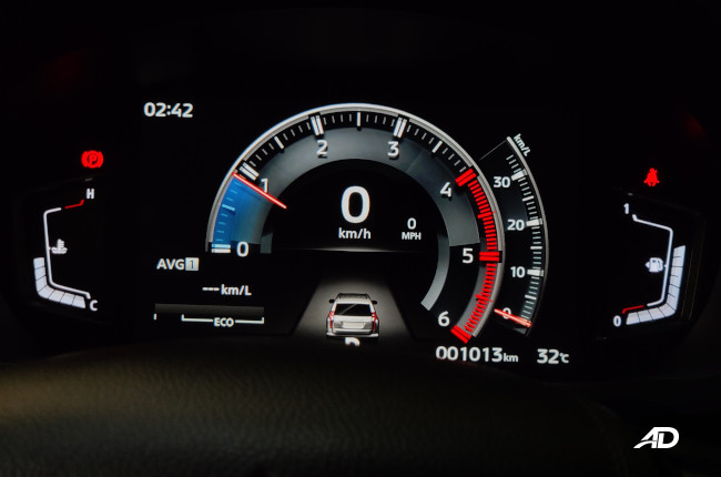 2020 Mitsubishi Montero Sport Facelift digital gauge cluster configuration 2