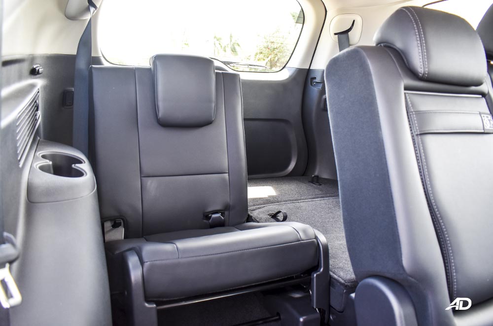 2020 Montero Sport  rear seats road test