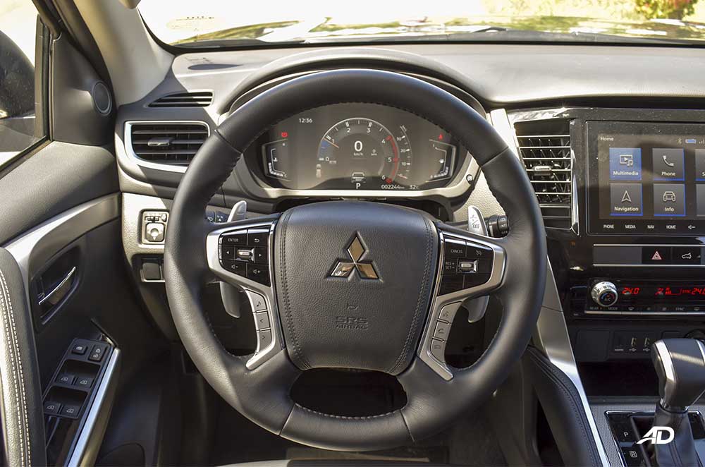 2020 Montero Sport road test gauge cluster driver side