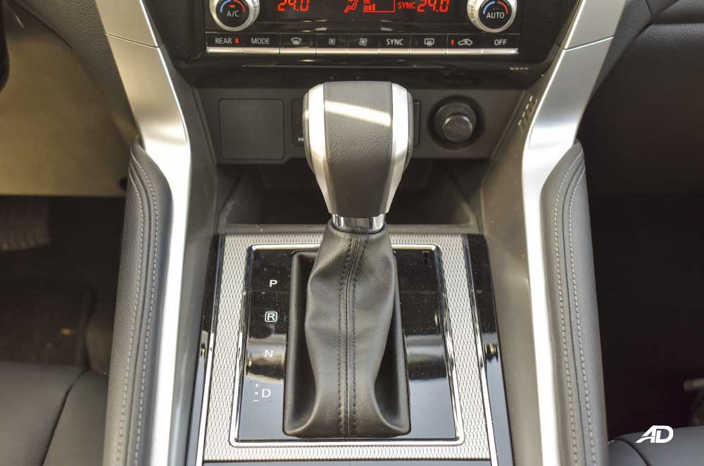 2020 Montero Sport road test gear shifter alternate