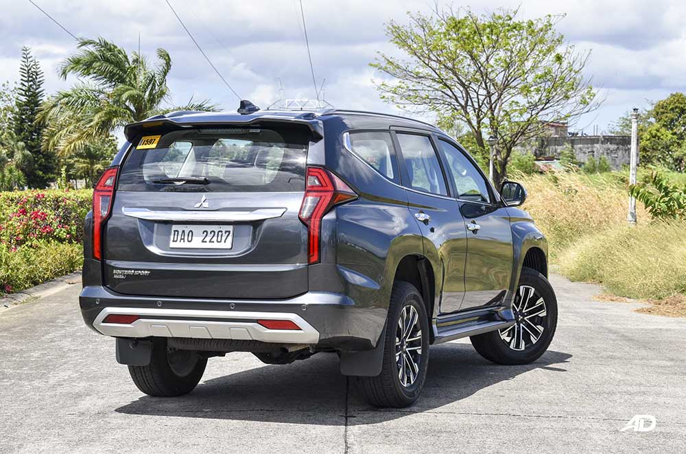 2020 Montero Sport road test rear quarter rear