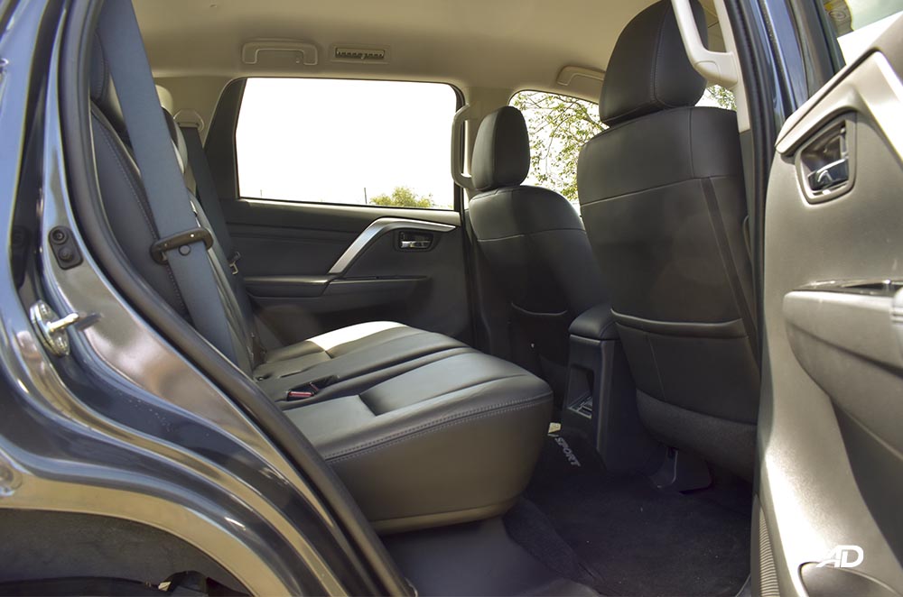 2020 Montero Sport second row road test