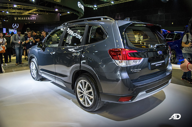 2020 subaru forester hybrid singapore motor show exterior rear