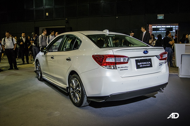 2020 subaru impreza singapore motor show exterior rear