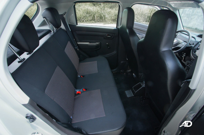 2020 Suzuki S-Presso Interior Rear seats legroom