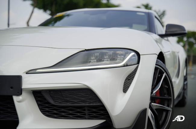 2020 Toyota GR Supra White Philippines Exterior Front clip DRLs 