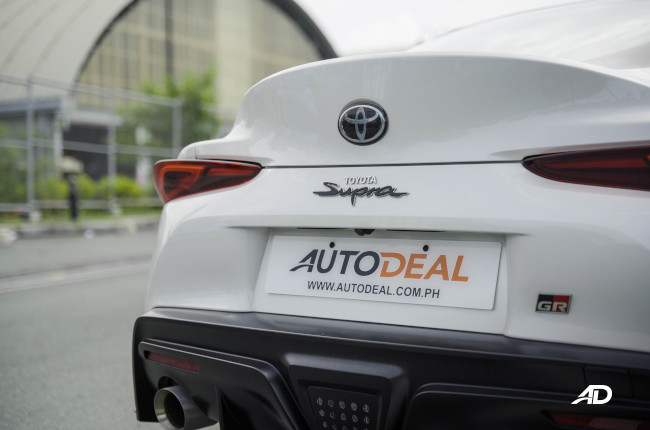2020 Toyota GR Supra White Philippines Exterior Rear clip Supra badge