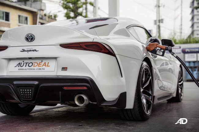 2020 Toyota GR Supra White Philippines Exterior Rear quarter gas