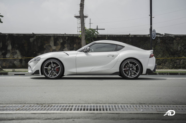 2020 Toyota GR Supra White Philippines Exterior Side Profile