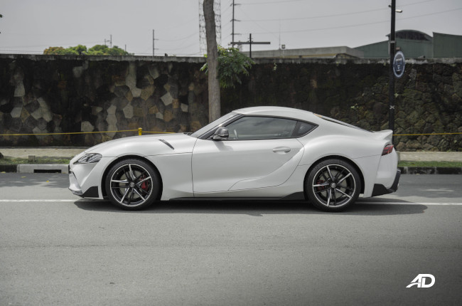 2020 Toyota GR Supra White Philippines Exterior Side Profile
