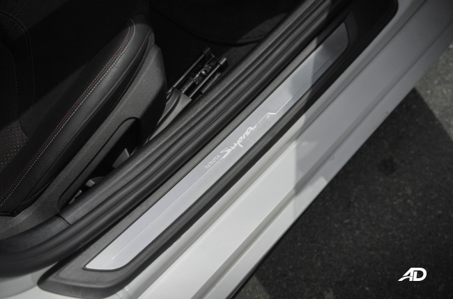 2020 Toyota GR Supra White Philippines Interior door sill 
