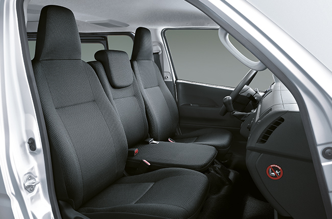 2020 Toyota Hiace Cargo interior front driver and passenger seat Philippines