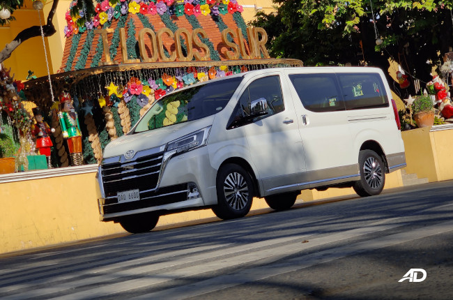 2020 Toyota Hiace Super Grandia Elite Exterior Front Quarter Rolling