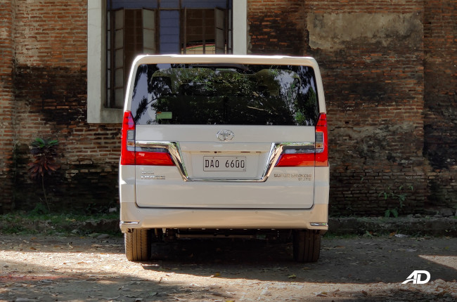 2020 Toyota Hiace Super Grandia Exterior Rear Philippines