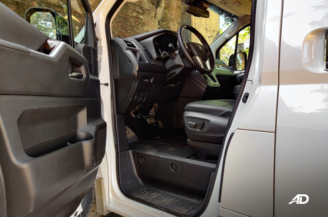 2020 Toyota Hiace Super Grandia Interior Driver's legroom